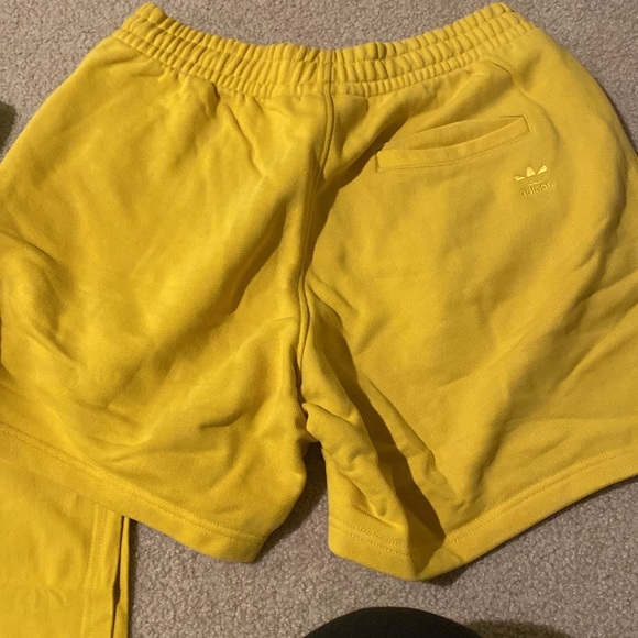Adidas mustard Yellow Human Race Shorts - Picture 9 of 11